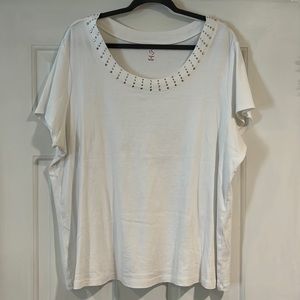 Db Short Sleeve Rhinestone Tee Shirt